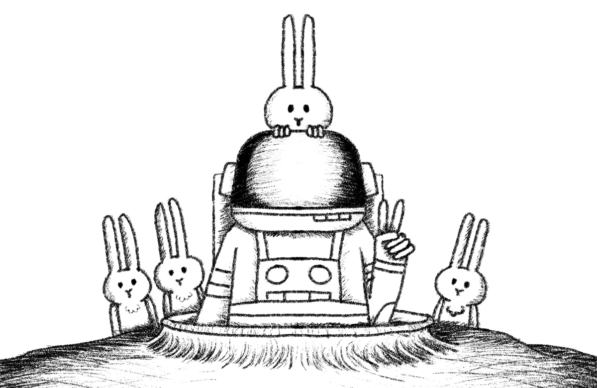 Moonhoppers illustration series