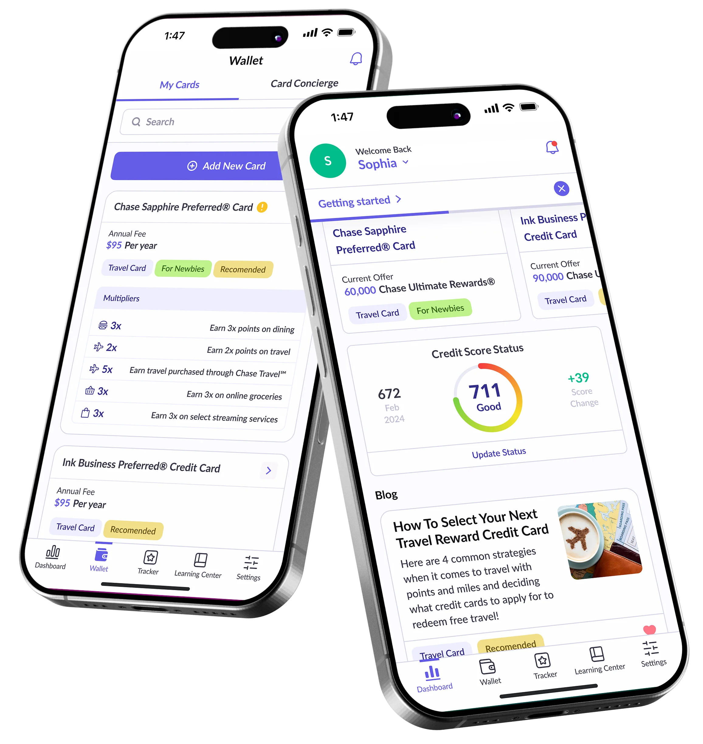 Travel More app screens