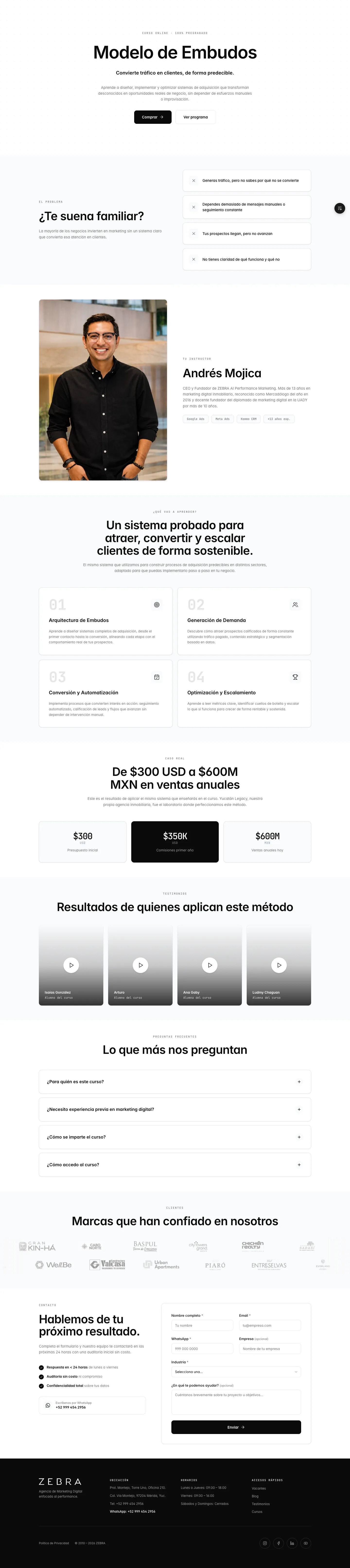 Page Course: Sales Funnel Model · Zebra